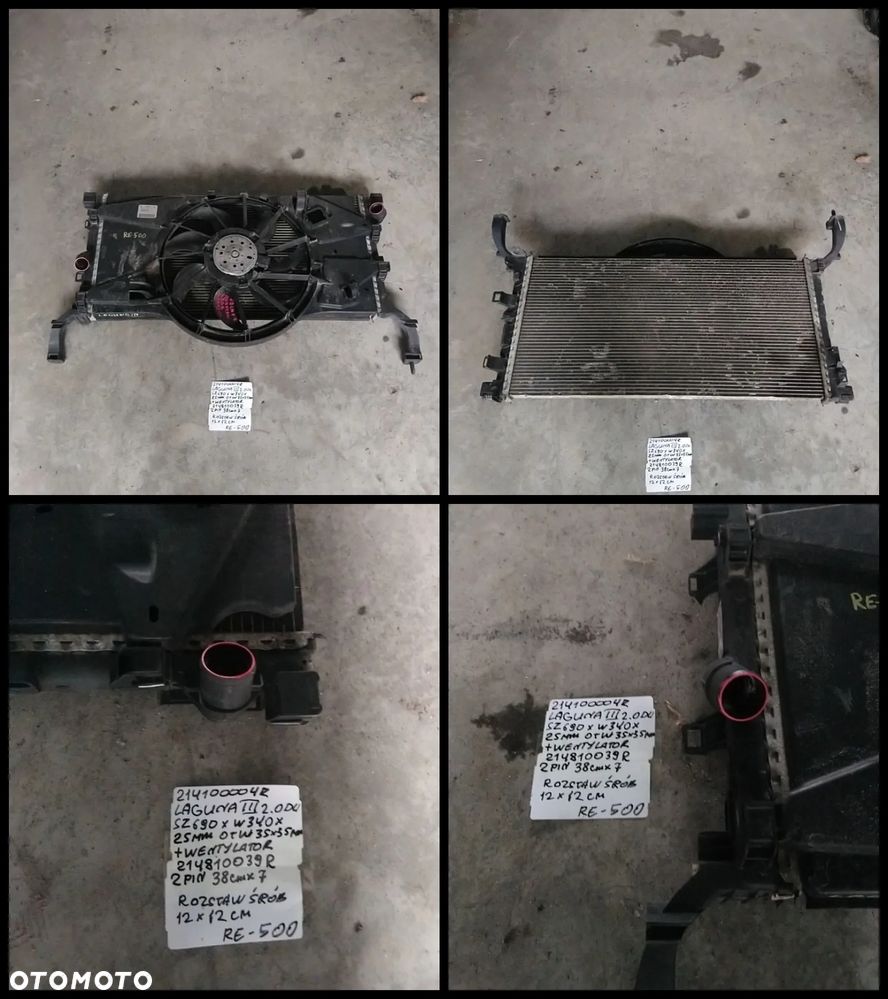 RENAULT CHŁODNICA WODY - 25