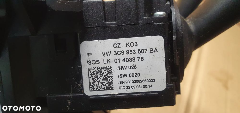 Manetki przełącznik zespolony pająk taśma VW Passat B6 3C9953507CL 3C9953513AG 3C0959653B 3C0953549BA - 14