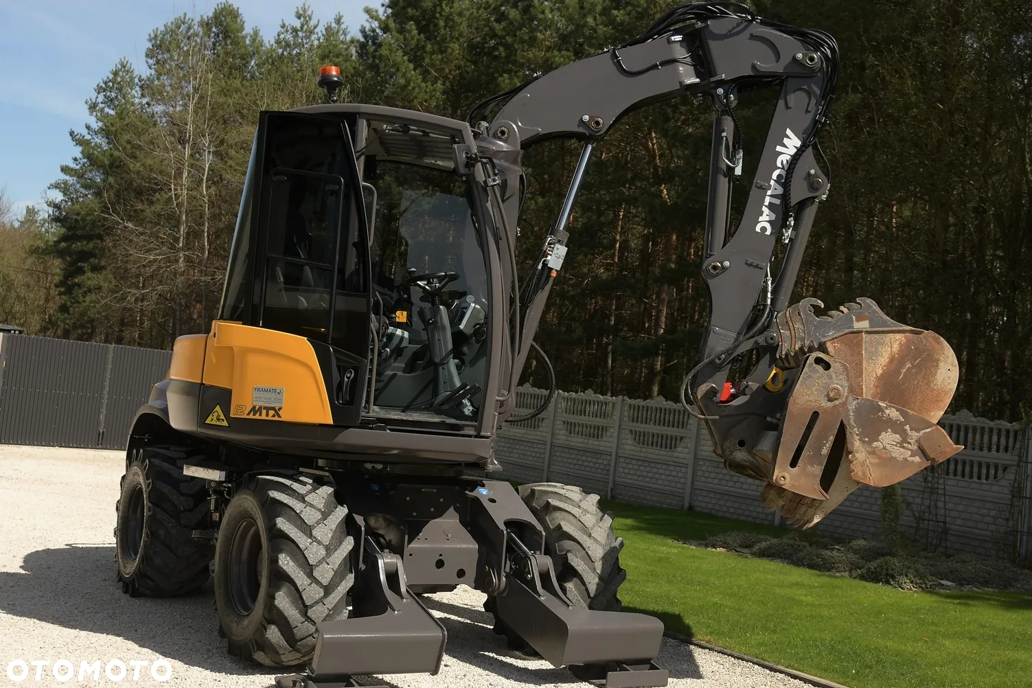Mecalac Koparka Kołowa MECELAC 12MTX * 2018 * Kpl łyżek * KLIMA * KAMERY * SUPER STAN! - 33