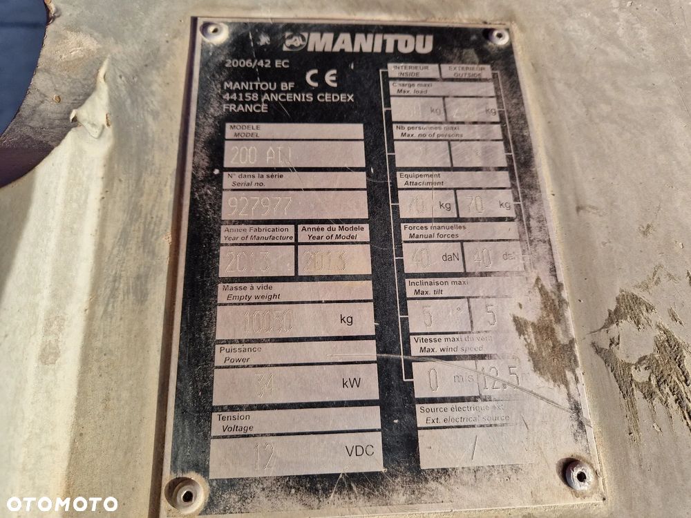 Manitou 200 ATJ jak Z60/34 660SJ P616 - 9