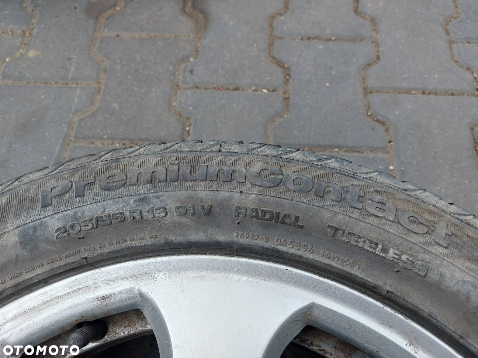 KOŁO FELGA OPONA ZAPAS 5x112 7Jx16 205/55R16 AUDI A6 C6 4B0601025T - 3