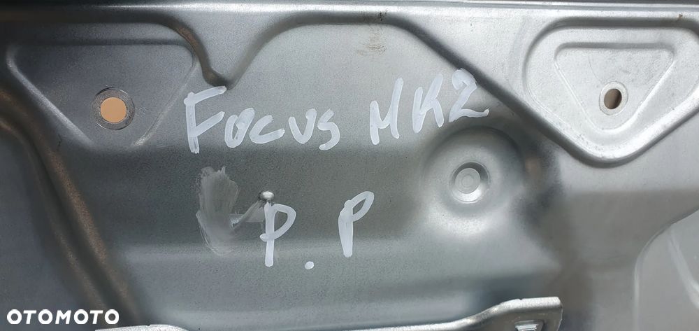 Mechanizm podnośnik szyby prawy przód Ford Focus MK2 Lift - 7