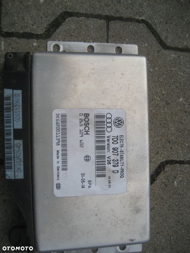 vw t4 lift 00-03r 2,5 tdi 150km moduł sterownik esp 7d0907379d - 2