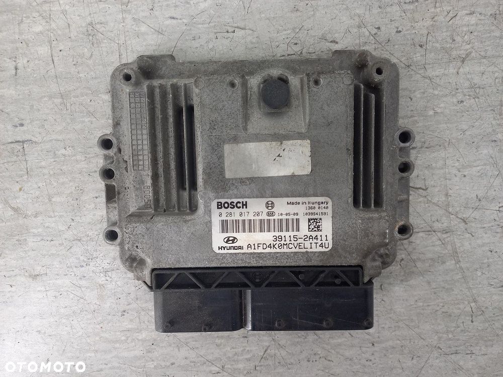KOMPUTER, STEROWNIK HYUNDAI I30 I 0281017207  39115-2A411 BOSCH 1.6 CRDI - 1