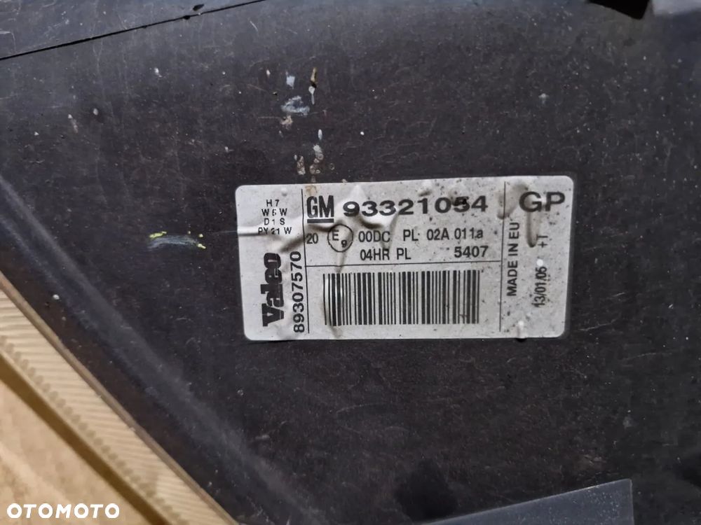 Lampa przednia prawa lewa XENON Opel Meriva A EUROPA - 6