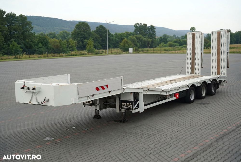 Altul REMORCA AUTO AMC CASTERA / ÎNCĂRCARE JOSĂ / 13,5 M / TABEL HIDRAULIC / TABELE HIDRAULICE / AX DE DIRECȚIE / TRONCIU - 1