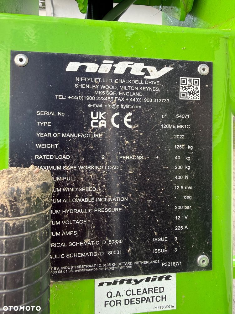 Inny NIFTYLIFT 120ME - 11