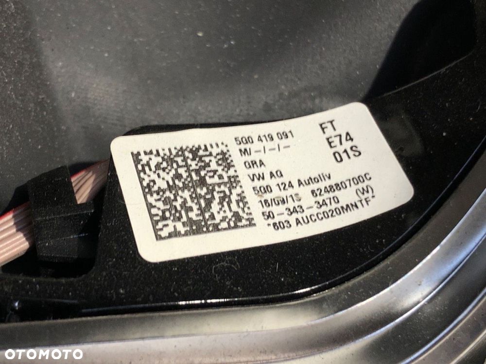 KIEROWNICA  VW GOLF VII (5G1, BQ1, BE1, BE2) 2012 - 2022 1.6 TDI 81 kW [110 KM] olej napędowy 2013 - 7