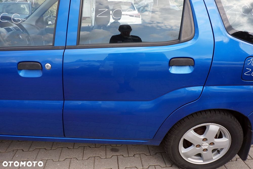 DRZWI TYLNE LEWE JUSTY III G3X ZCG  NIEBIESKI SUBARU 2003-2007 - 3
