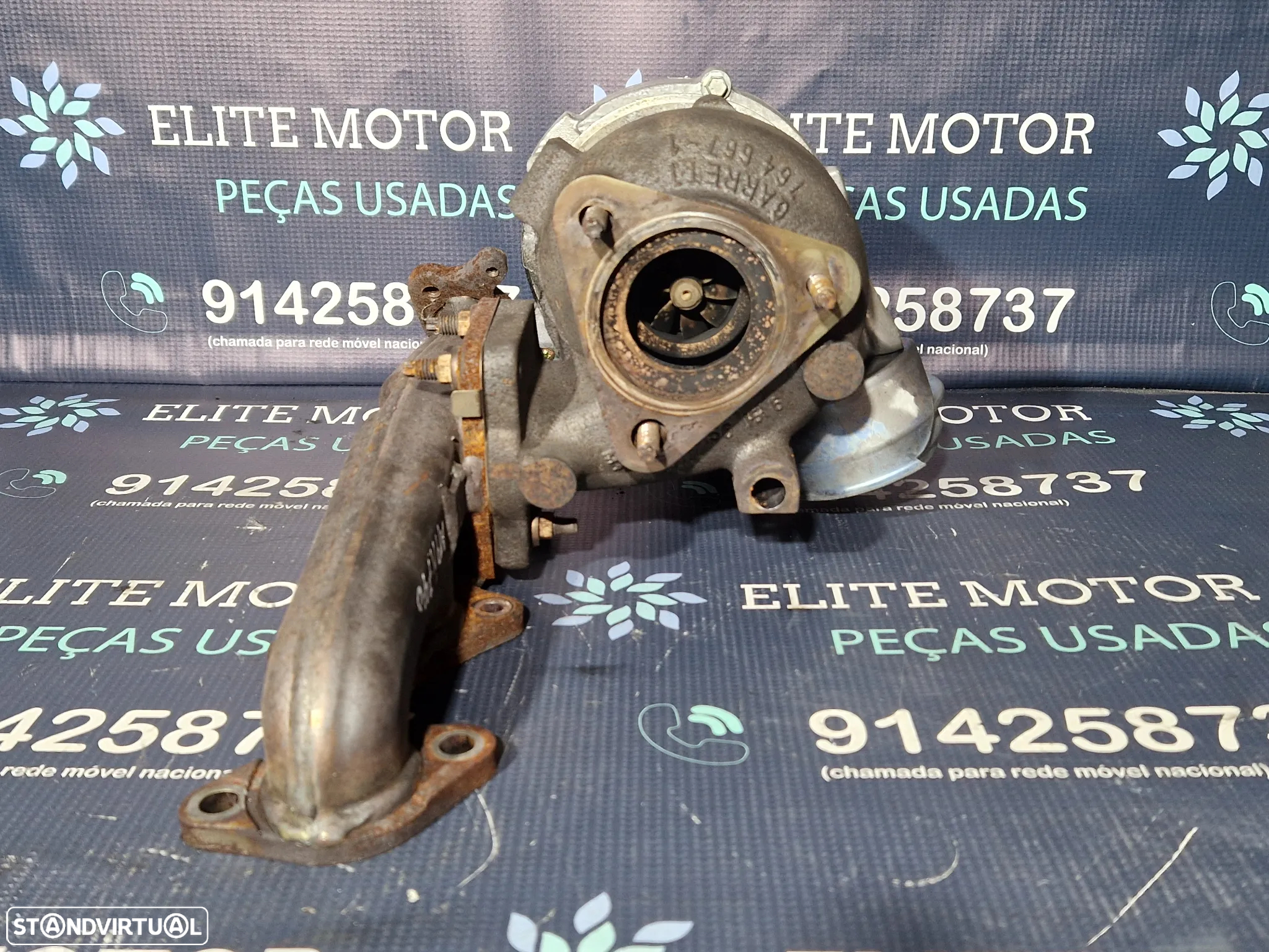 Turbo usado GARRETT GTA1749V RENAULT LAGUNA 2.0 DCI 150CV H8200347344 MEGANE ESPACE TRAFIC - 3
