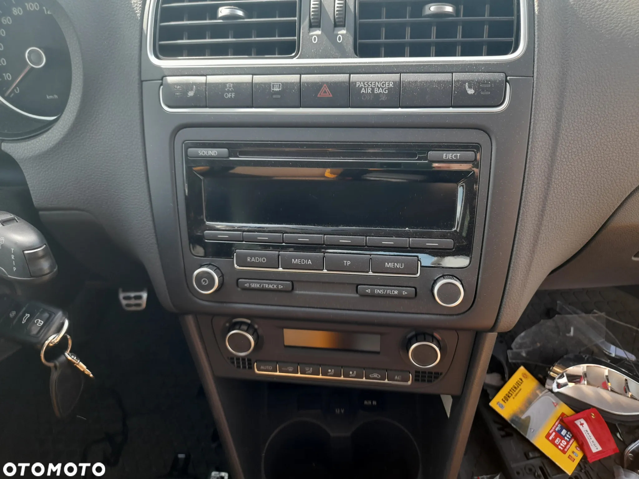 VW POLO V 6R PULPIT DESKA ROZDZIELCZA KONSOLA AIRBAG PASAŻERA - 19