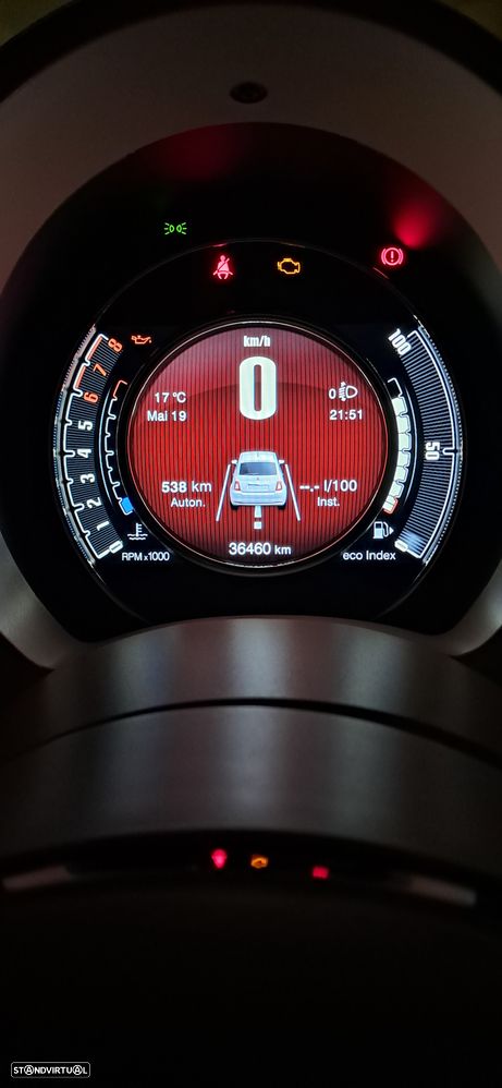 Fiat 500 1.2 Lounge S&S - 15