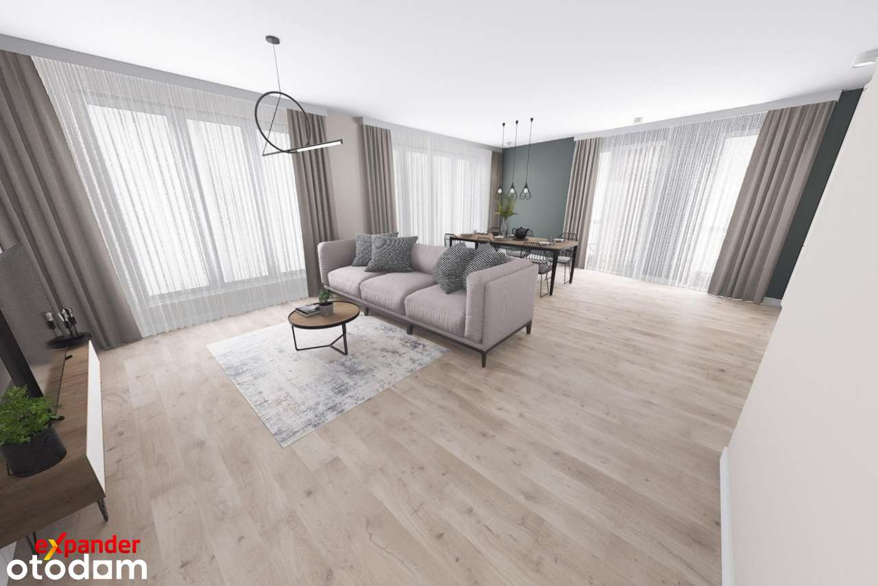 95m2 + Balkon, potrójna ekspozycja z widokiem na CHRONIONY LAS