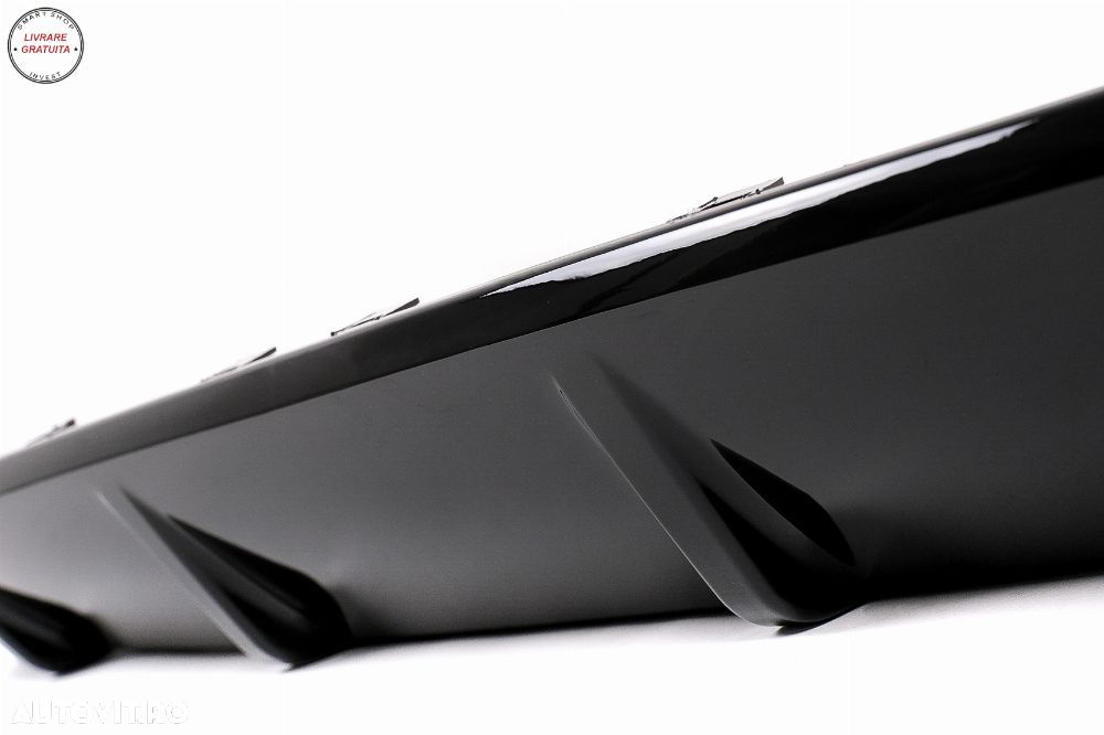 Pachet Exterior Aero BMW X6 G06 LCI M-Sport (2024-) Black Knight Design Negru Luci- livrare gratuita - 12