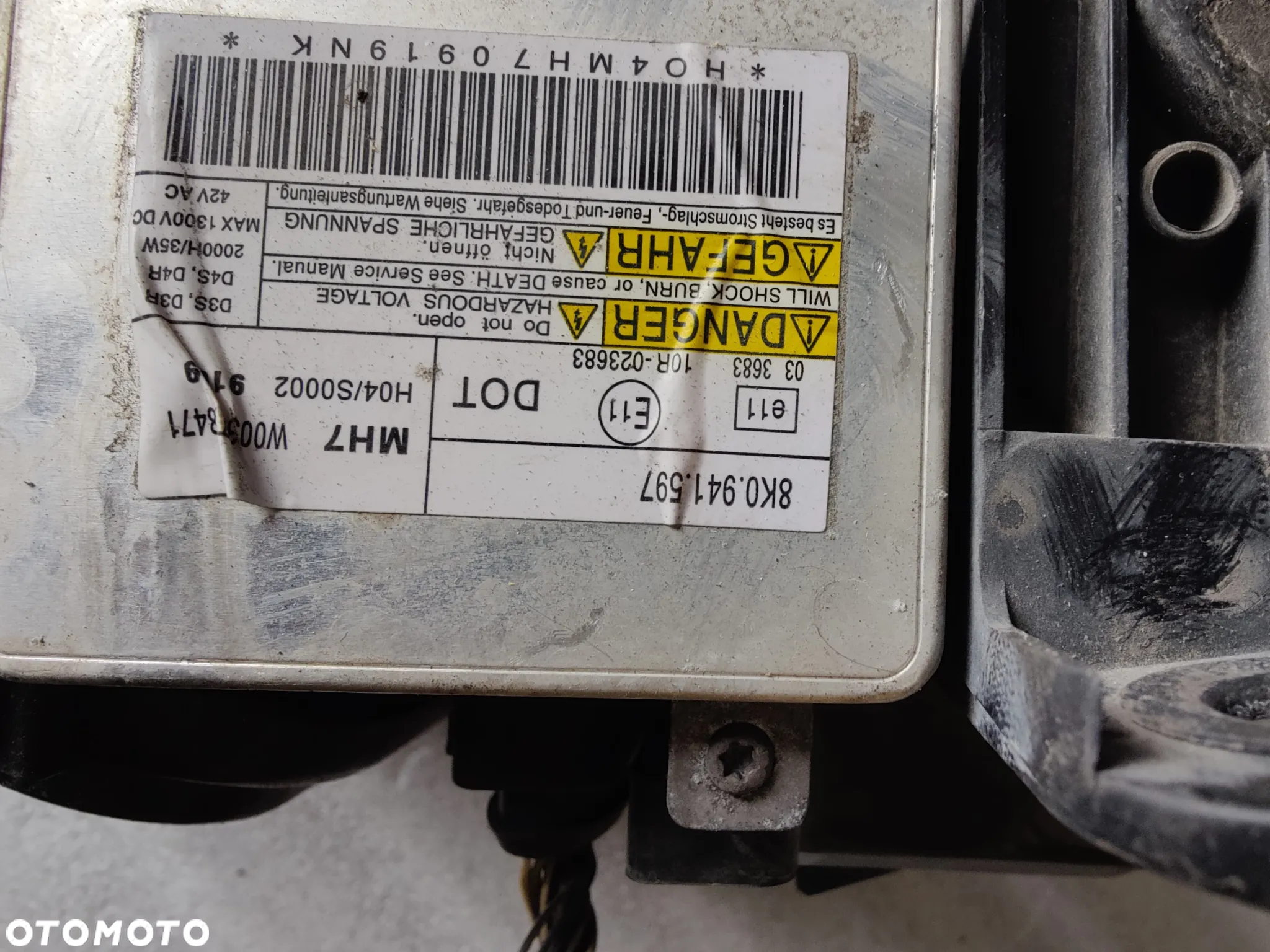 AUDI A6 C6 LIFT LAMPA LEWY PRZÓD XENON 4F0941029CP - 5