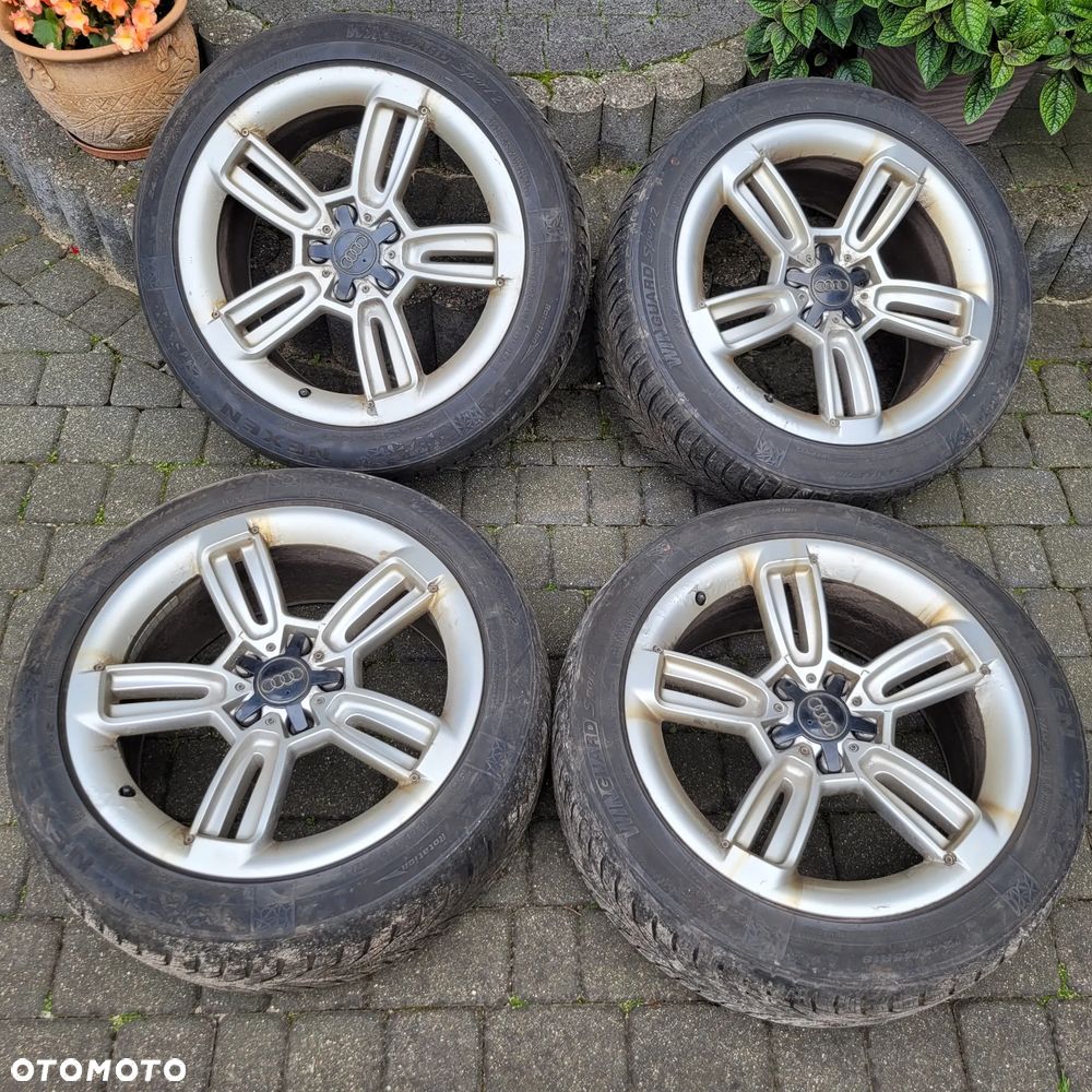 AUDI A6 C6 LIFT ALLROAD FELGI ALUMINIOWE ALUSY OPONY KOŁA 18 CALI 5X112 - 1