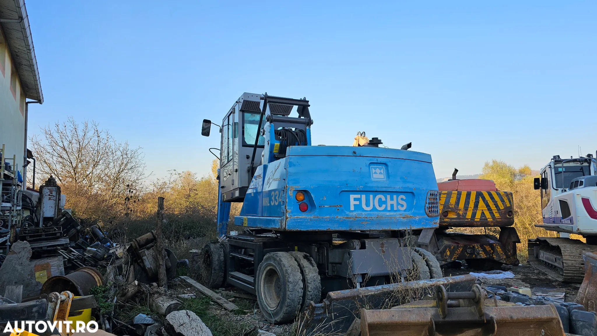 Fuchs MHL 334 Terex Excavator pe roti - 4