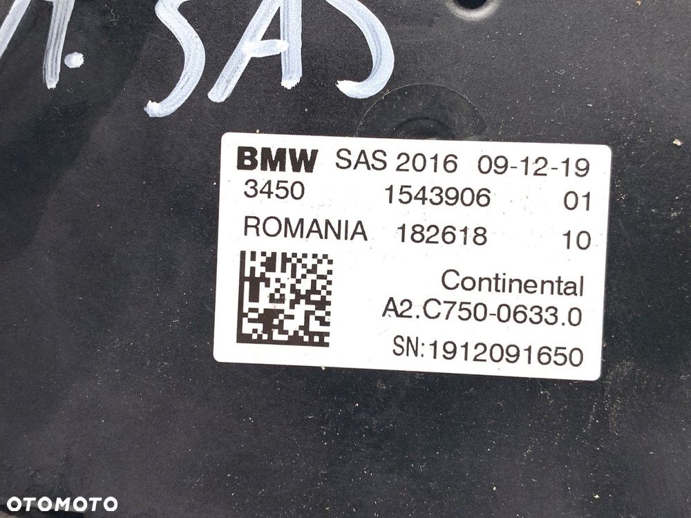 MODUŁ SAS  BMW 5 Touring (G31) 2017 - 2022 520 d 140 kW [190 KM] olej napędowy 2017 - 2022 1543906 - 4