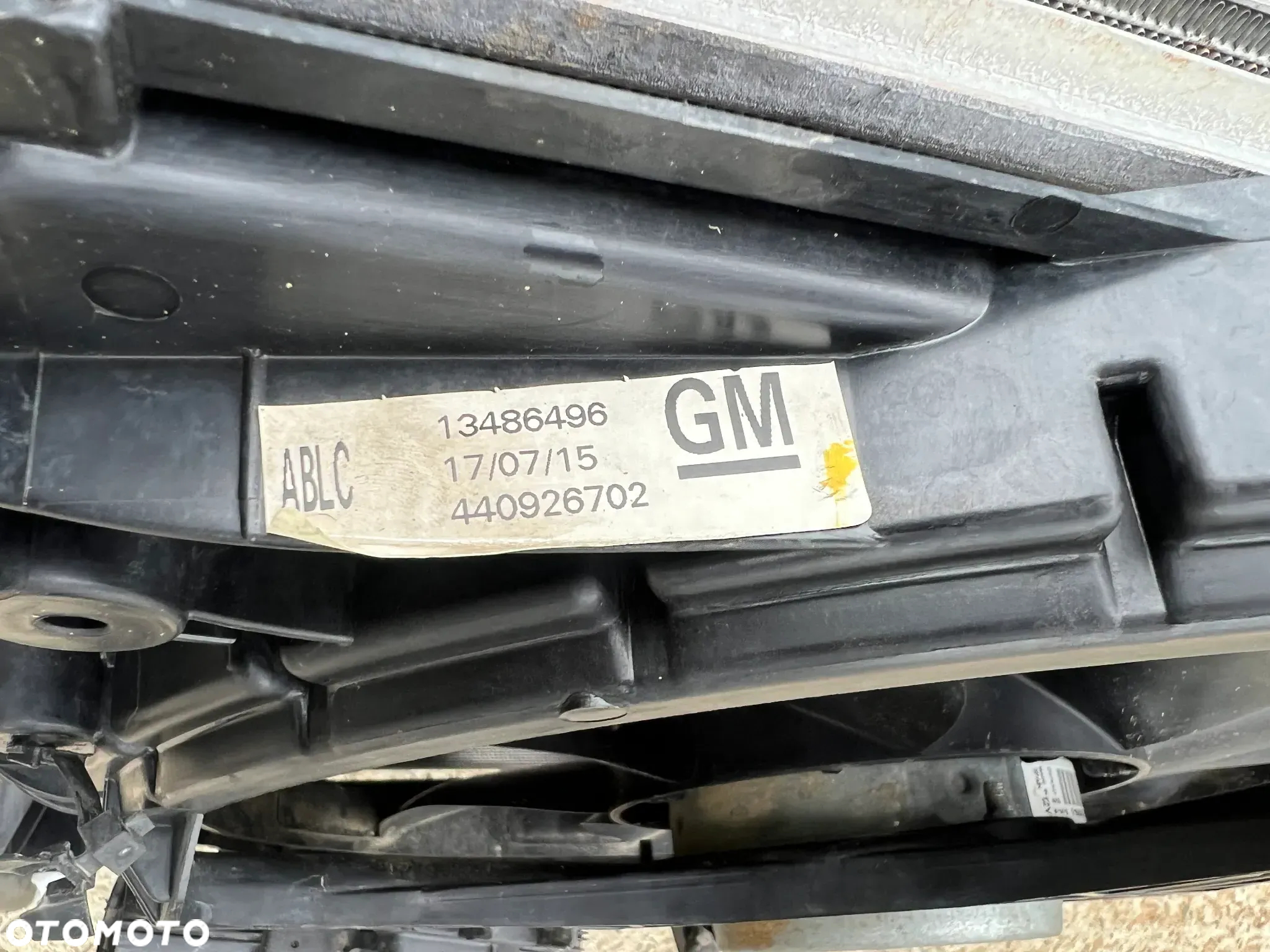Komplet chłodnica wody klimatyzacji wentylator Opel Corsa E 1.6 Turbo OPC - 4
