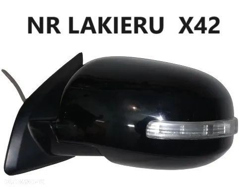 Mitsubishi ASX OUTLANDER COLT LANCER PAJERO 3 5 7 9 PIN LEWE, PRAWE LUSTERKO DOWOLNY KOLOR - 4