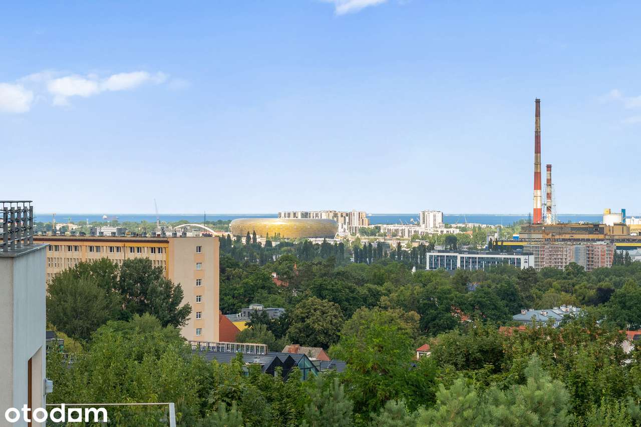 WZGÓRZE FOCHA, TARAS 15,50 m² , WIDOK NA ZATOKĘ I PÓŁWYSEP HELSKI!