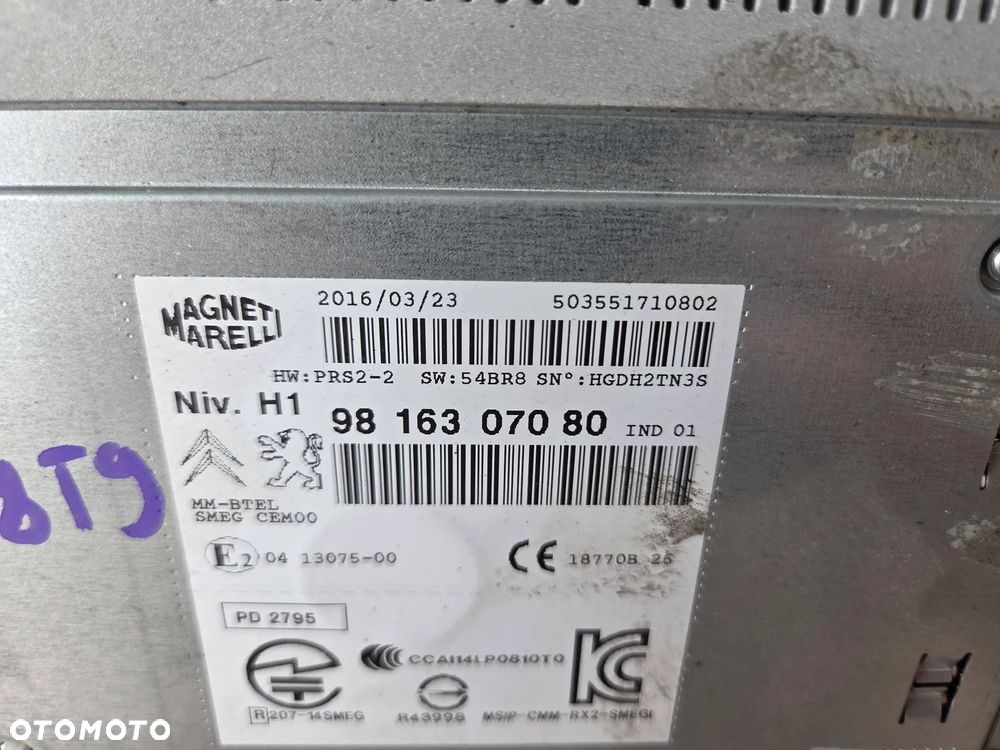 Radio Peugeot 308 T9 - 4