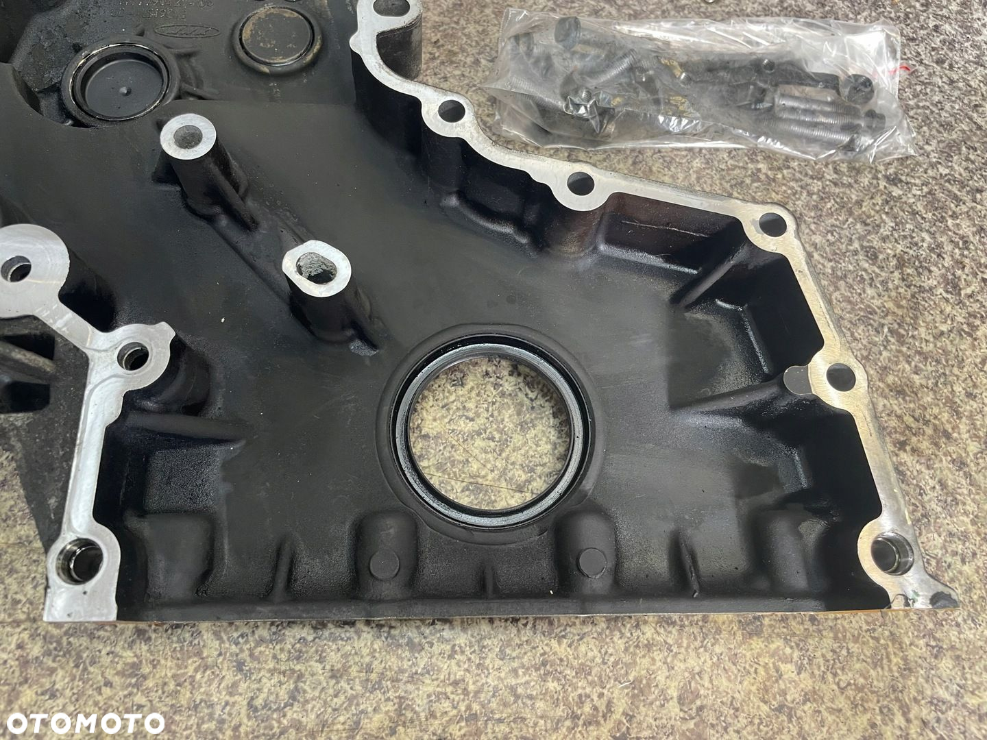 Pokrywa oslona obudowa rozrzadu sruby BMW E70 X5 3.0 D M57 KPL E65 E90 E92 - 4