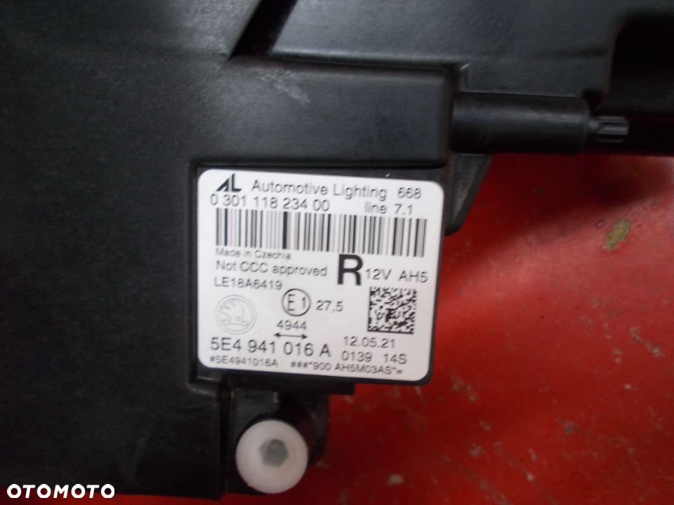 SKODA OCTAVIA 4 IV FULL LED LAMPA LEWA 5E4941015A - 6