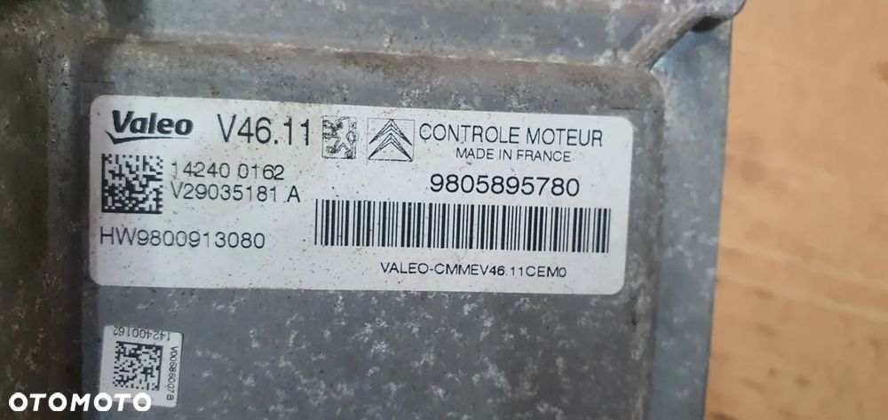 Sterownik komputer silnika Citroen C3 II 1.0 VTI 9805895780 - 5