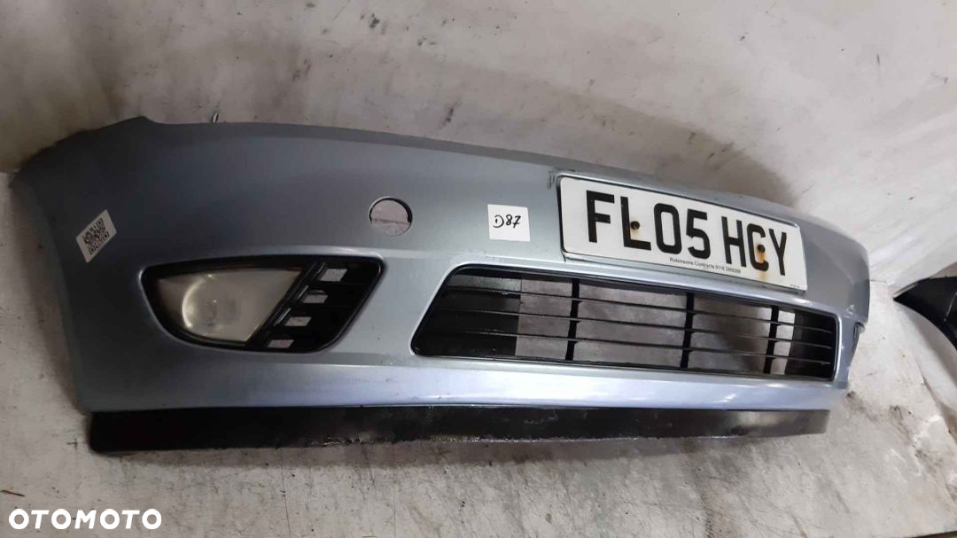 ! ZDERZAK PRZÓD PRZEDNI FORD FIESTA VI MK.6 HALOGENY J4 BŁĘKITNY - 4