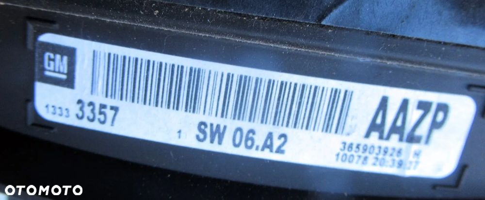 opel insignia a 2.8 v6 licznik prędkościomierz 365903926 - 3