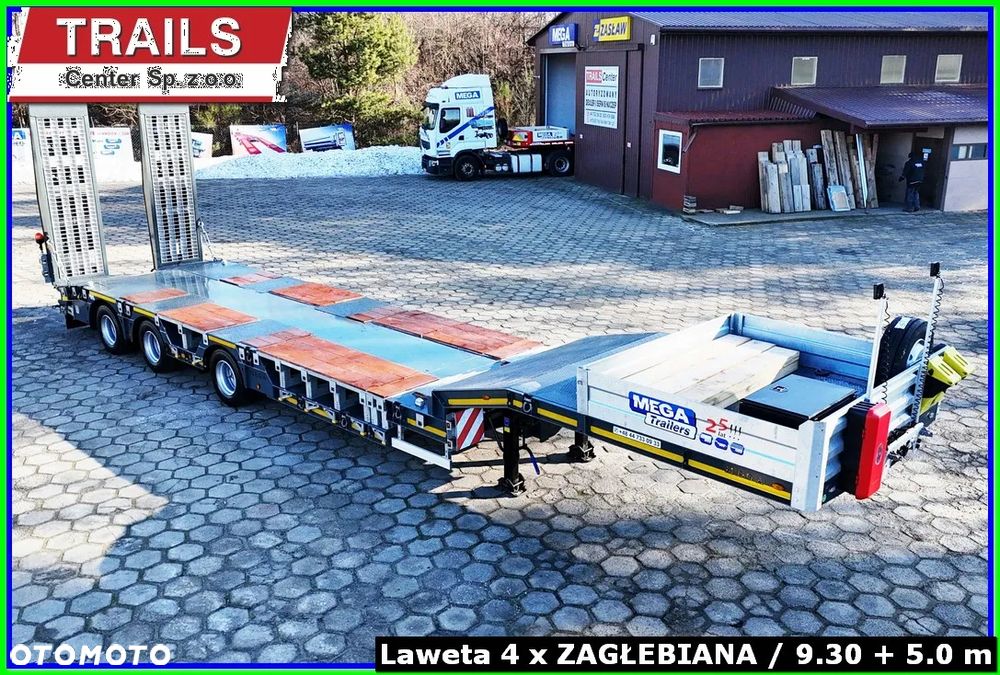 Inny Naczepa rozciągana dł. 18,60 m, zagłębiana x 4, szer. 3,00 m - NAJAZDY HYDRAULICZNE. !!! - 17