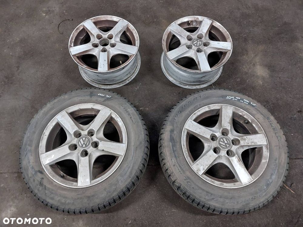 FELGI ALUMINIOWE 4 SZT ENZO 5x100 6,5Jx15 ET40 FI57,1 GOLF IV A3 8L - 1