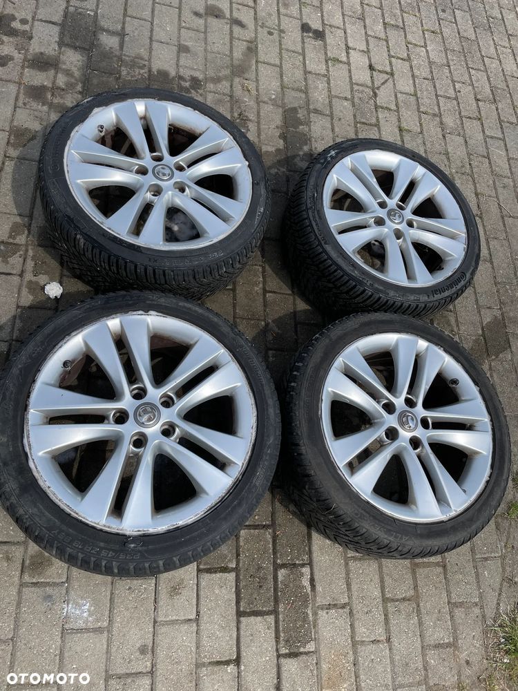 OPEL ZAFIRA C FELGI ALUMINIOWE 5X115 ET46 KOŁA opony 5x115 235/45/18 oryginał komplet