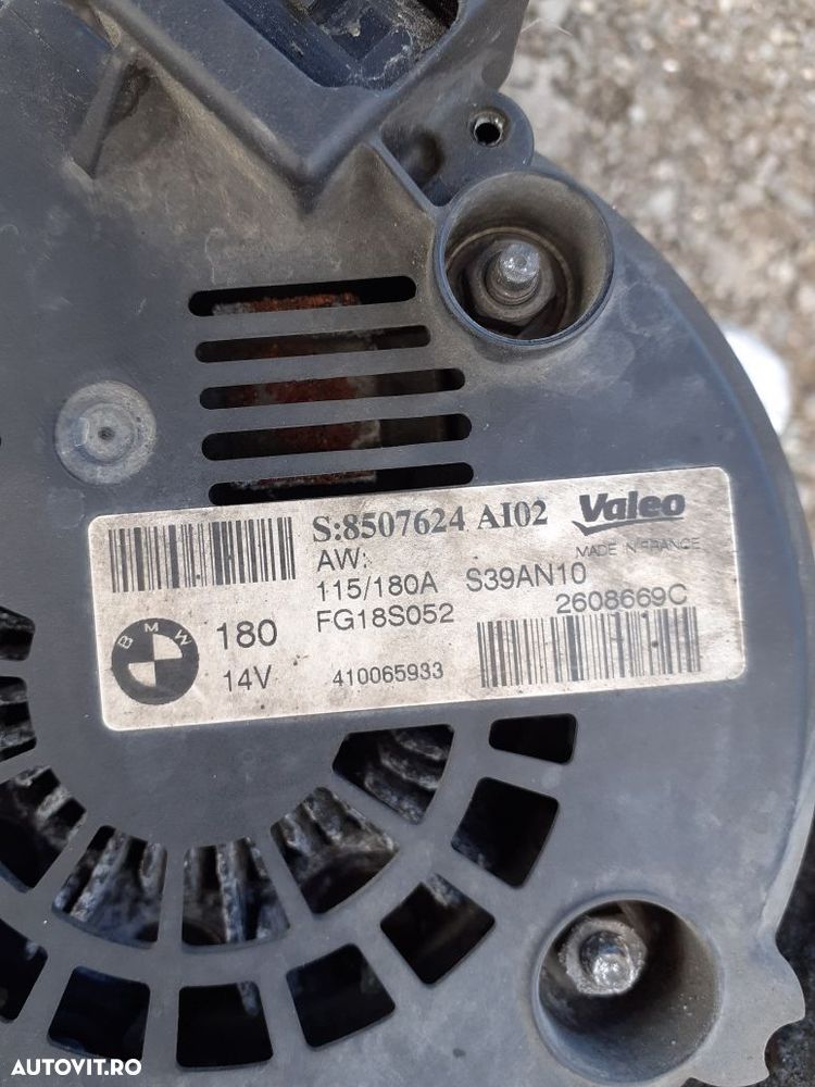 Alternator bmw seria 5,f10,x3,f25,motor 2.0d,184 cp DEZMEMBRARI BMW - 2