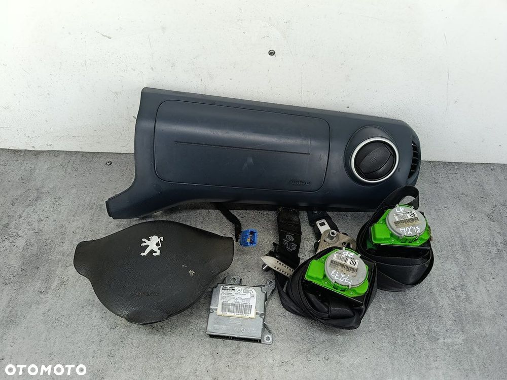 ZESTAW PODUSZEK AIRBAG, PASY PRZÓD PEUGEOT PARTNER II 96815085XX 96815086XX - 7