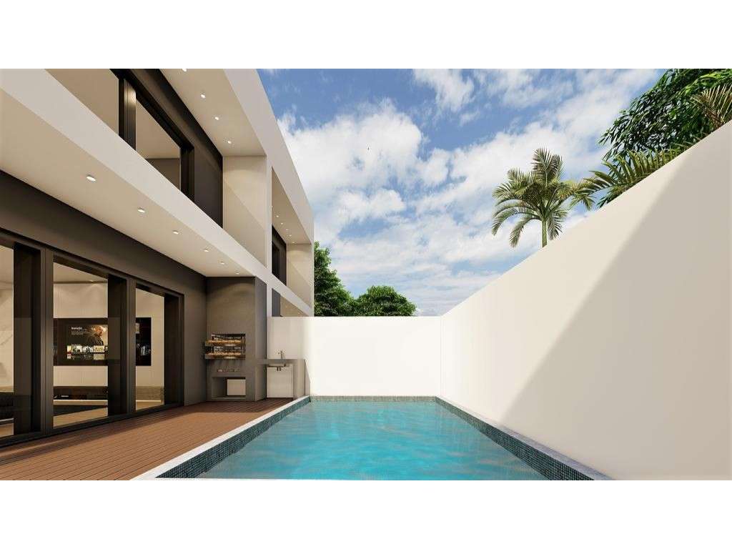 Moradia T3 Geminada NOVA com PISCINA - Fernão Ferro! - Grande imagem: 2/8