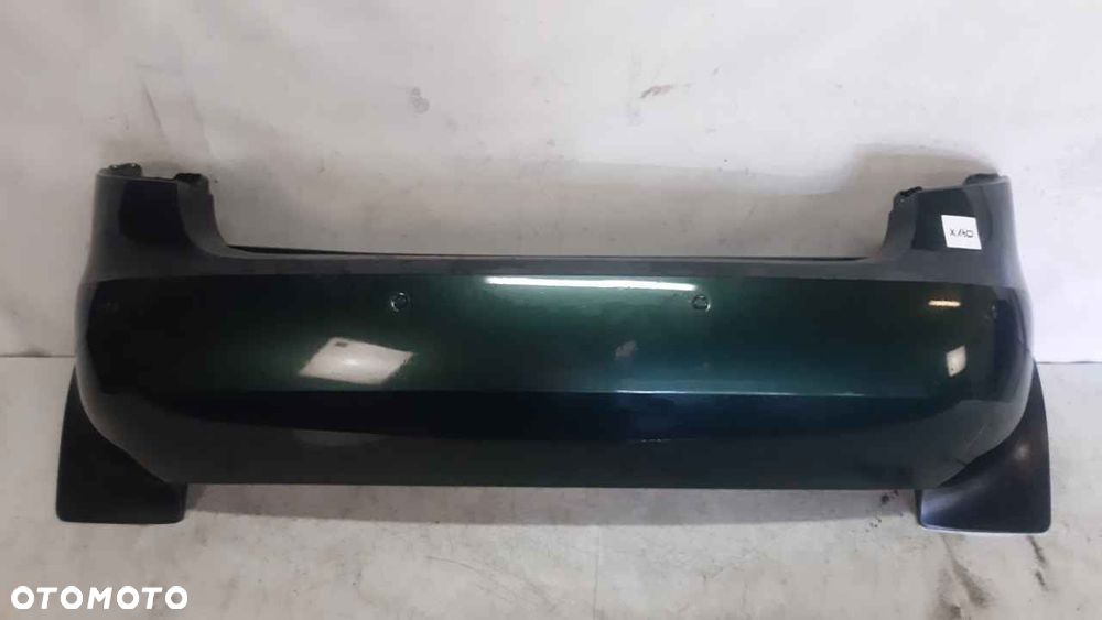 + ZDERZAK TYŁ TYLNY SKODA FABIA II 2 ZIELONY 9572 PDC CZUJNIKI 5D 5 DRZWI HB - 1