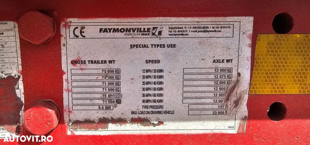 Faymonville Trailer 4 axe - 7