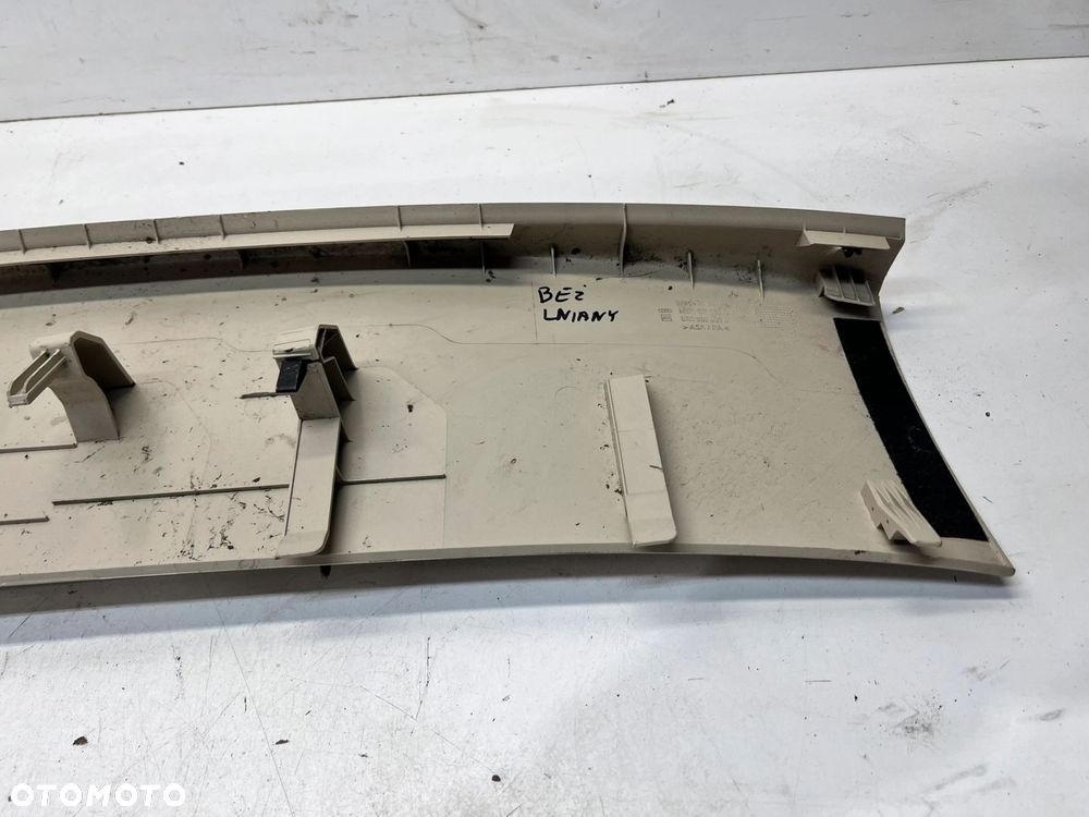 OSŁONA PODSUFITKI TYŁ AUDI Q5 8R 8R0867839B Y22 BEŻ - 9