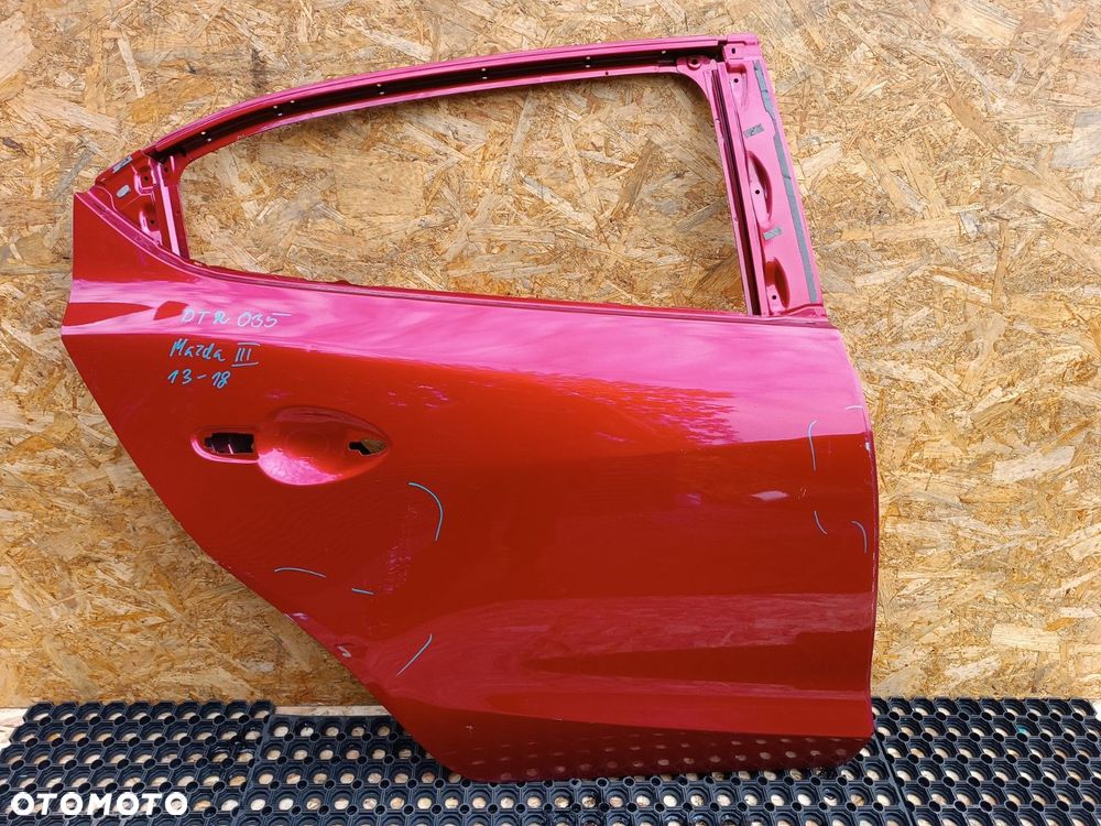 MAZDA III 3 13-18 DRZWI TYŁ TYLNIE  PRAWE PRAWY - 1