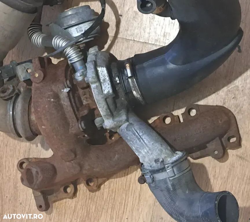 Turbina turbo turbosuflanta cu galerie evacuare in stare foarte buna Originala Saab 9-3 93, Opel Vectra C, Zafira, Zafira C, Astra H, Fiat Croma 1.9cdti Z19DTH 150cp 2002-2010 - 1