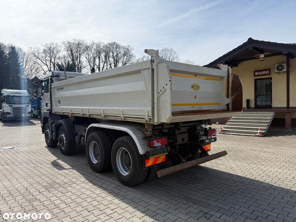 MAN 35.460 TGS wywrotka 8x4, 3-str. MEILLER, BORDMATIC, 302 t.km., TOP! - 8