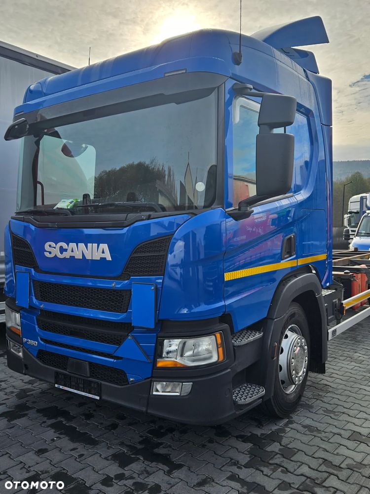 Scania P360 / P410 / BDF / RAMA / FIRANKA / PEŁNA SYPIALKA / WINDA /  E6 / CAŁA NA PODUSZKACH / ROZSTAW OSI 5.5M / LAWETA / DO ŻYWCA / DO BYDŁA  / DO ZABUDOWY / SPROWADZONA - 2