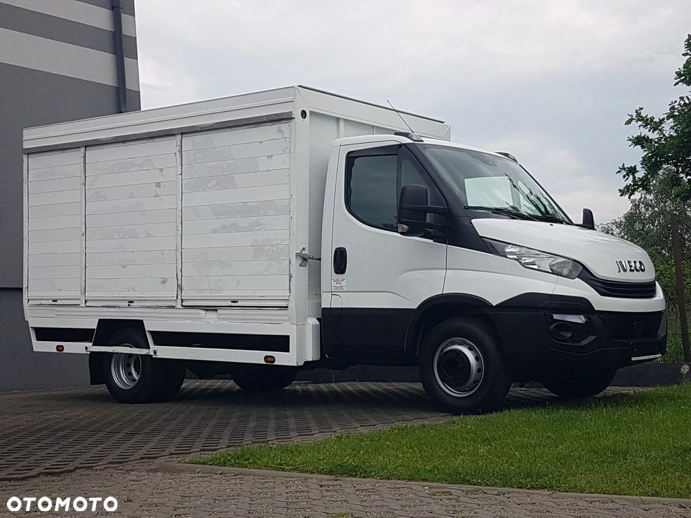 Iveco 70C18 KONTENER ROLETY BOK DO TRANSPORTU WODY 3,66x2,21x1,86 KLIMA DMC 7 TON RAMA DO ZABUDOWY - 29