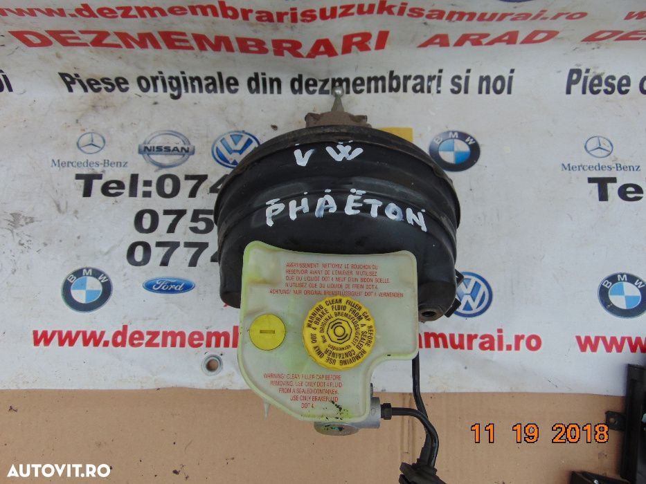 Pompa frana VW Phaeton Touareg tulumba servofrana dezmembrez Phaeton - 2