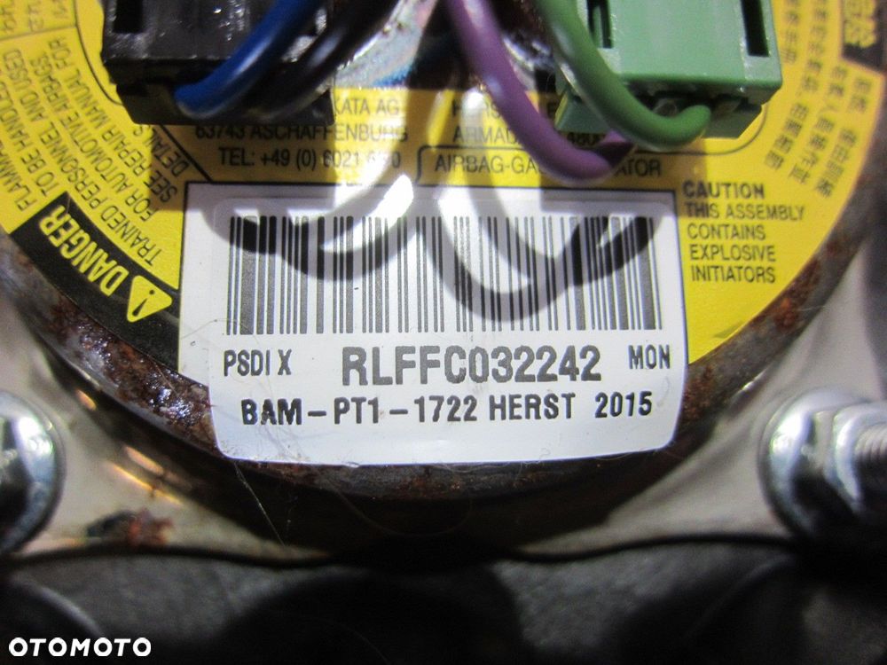 BMW X1 F48 F39 PODUSZKA KIEROWCY AIRBAG ORYGINAŁ USA 6877541 32306877541 - 9