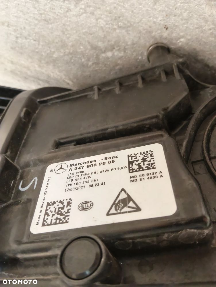 Mercedes-Benz GLB W247 PERFORMANCE KOMPLETNA PRZÓD STRONA PRAWA A2479062005 - 7