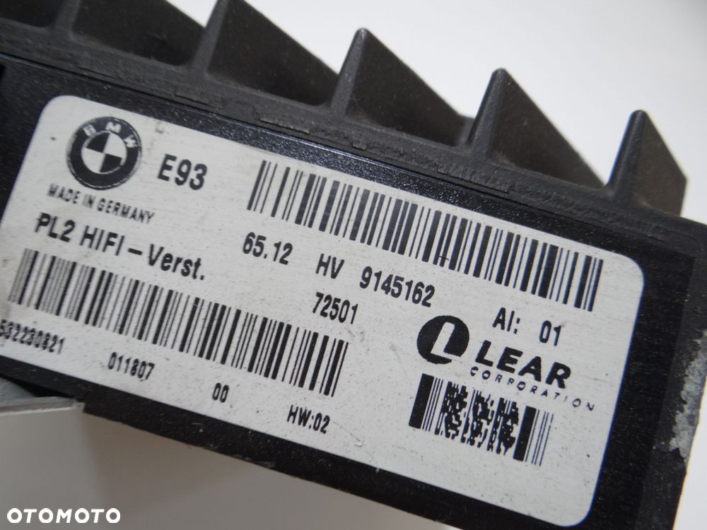 WZMACNIACZ AUDIO BMW E92 E93 OE 9145162 (20189709) - 3
