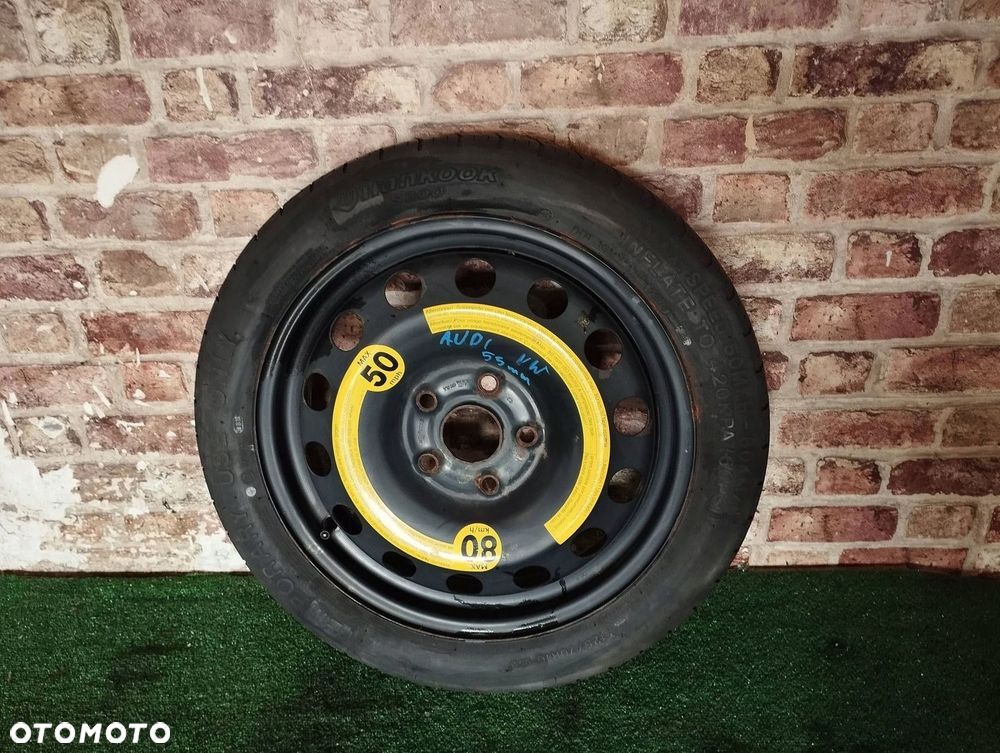 KOŁO DOJAZDOWE ZAPAS 125/70/16 5X112 57MM AUDI VW 1K0601027F - 2